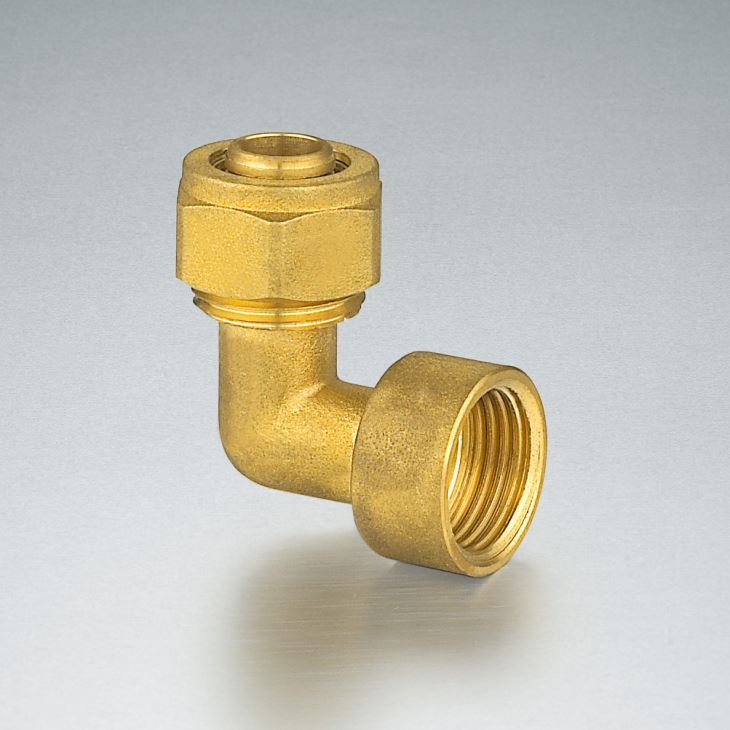 Heating System Male Connected Eblow Brass PEX Fitting