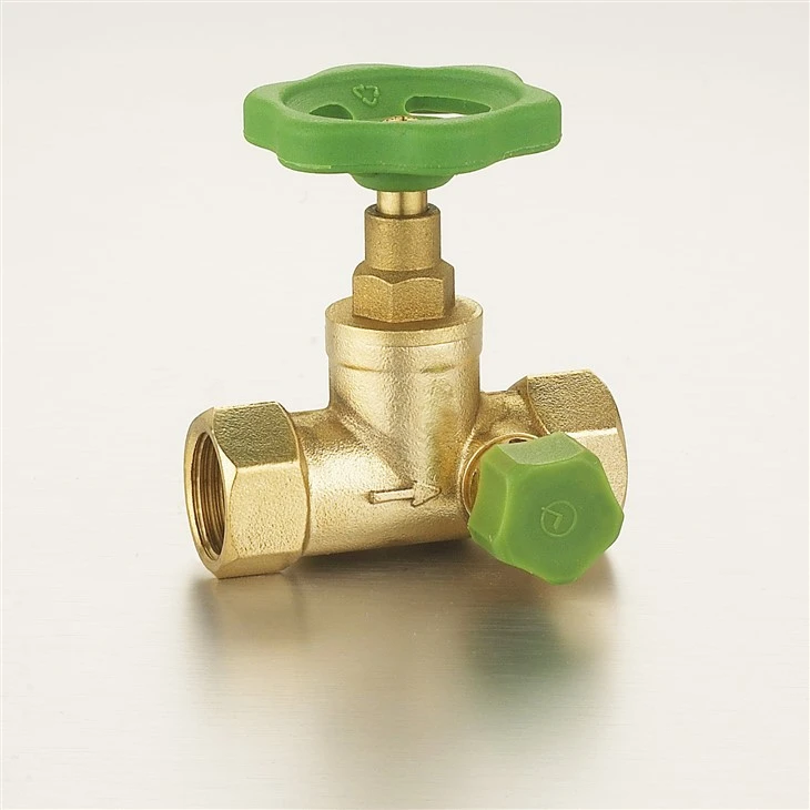 Straight-seat Valve With Drain And Rising Stem